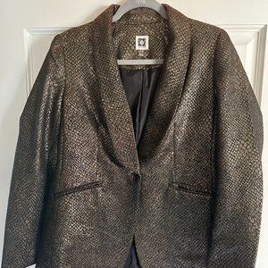 Metallic Jacket | Snake Print